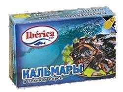 Кальмары в тёмном соусе "Иберика", 111г