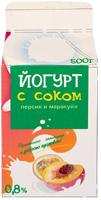 Йогурт с соком Milkydreams (персик и маракуйя) 0,8%, 500г