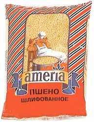 Пшено шлифованное фасованное "Ameria", 900г