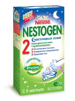СУХАЯ МОЛОЧНАЯ СМЕСЬ С ПРЕБИОТИКАМИ "NESTLE.NESTOGEN 2. СЧАСТЛИВЫХ СНОВ"