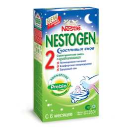 СУХАЯ МОЛОЧНАЯ СМЕСЬ С ПРЕБИОТИКАМИ "NESTLE.NESTOGEN 2. СЧАСТЛИВЫХ СНОВ"