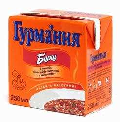 Борщ "Гурмания" с уткой, квашеной капустой и яблоками, 250 мл