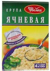 Крупа в пакетах для варки Ячневая "Увелка", 400г