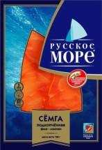 Семга подкопченная филе-ломтики "Русское Море", 120 г