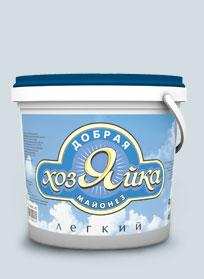 Майонез «Добрая хозяйка» Легкий, пластик.ведро 860 г