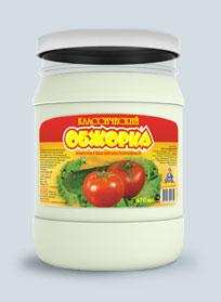 Майонез «Обжорка» Классический, стеклобанка (twist) 430 г