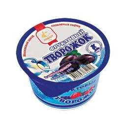Фруктовый творожок с черносливом, 200 г, полимерный стакан