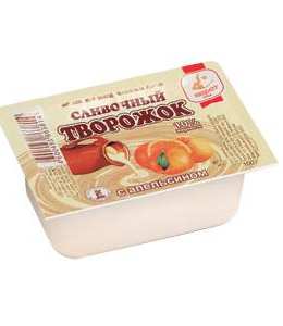 Сливочный творожок с апельсином, 100 г, полимерный контейнер