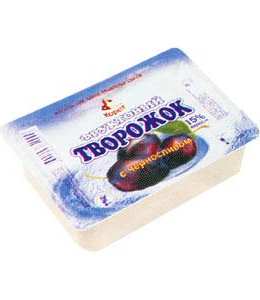 Фруктовый творожок с черносливом, 230 г, полимерный контейнер