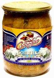 Солянка овощная из свежей капусты "Слободар", 500 г