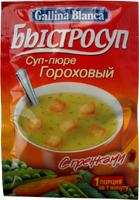 Gallina Blanca «БЫСТРОСУП. Суп-пюре Гороховый, с гренками», 13 г.