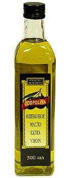 Масло оливковое 100% "Coopoliva" Экстра Вирджин (стекло), 0,5л.