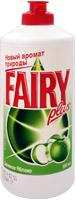 Средство для мытья посуды Fairy Plus зеленое яблоко, 500мл