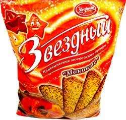 Сухари сдобные пшеничные "Звездные" "Маковые"