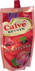 Кетчуп Calve Мадьярский. Первая категория.