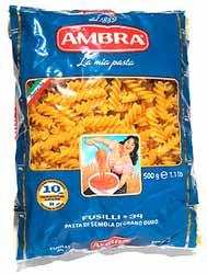 Макаронные изделия Спиральки "AMBRA", 500г