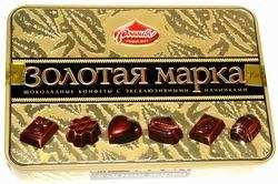 Шоколадные конфеты с эксклюзивными начинками "Золотая марка", 265 г