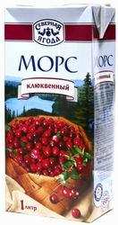 Морс "Северная ягода" клюквенный, 1 л