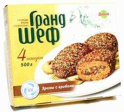 Зразы с грибами "Гранд Шеф", 500 г (5 шт.)