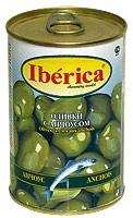 Оливки IBERICA с анчоусом, ж.б., 300 г