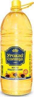 Масло Подсолнечное "Урожай солнца" 2л