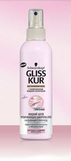 GLISS KUR Преображающая сыворотка-спрей Жидкий шелк  200 мл