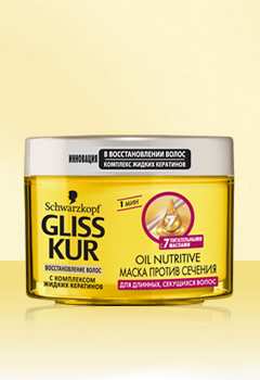 GLISS KUR Восстанавливающая маска OIL NUTRITIVE