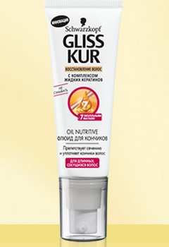 GLISS KUR Флюид для кончиков волос 50 мл OIL NUTRITIVE