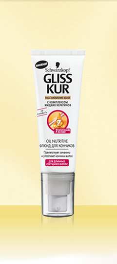 GLISS KUR Флюид для кончиков волос 50 мл OIL NUTRITIVE