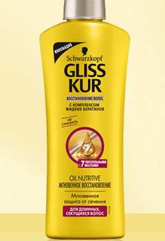 GLISS KUR Мгновенное восстановление OIL NUTRITIVE