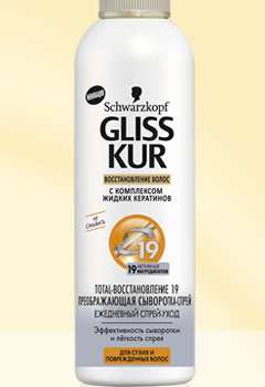 GLISS KUR Сыворотка-спрей TOTAL- Восстановление 19