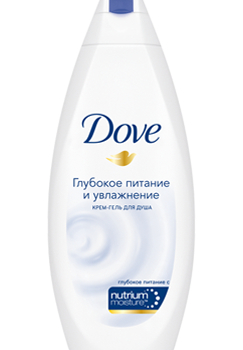 Крем-гель для душа Dove "Глубокое питание и увлажнение", 250 мл