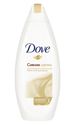 DOVE КРЕМ-ГЕЛЬ ДЛЯ ДУША СИЯНИЕ ШЕЛКА