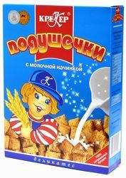 Подушечки "Крекер" с молочной начинкой, 250 г