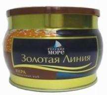 Икра лососевых рыб (горбуши) "Золотая Линия", 555г