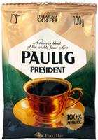 Кофе натуральный "Paulig Presedent" средней обжарки, помол для турки 100% арабика, 100г