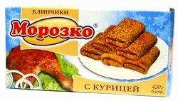 Блинчики "Морозко" с курицей, 420 г (6 шт.)