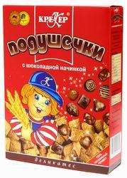 Подушечки "Крекер" с шоколадной начинкой, 250 г