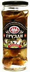 Грибы маринованные - грузди отборные "Скатерть-самобранка", 530 г