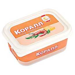 Плавленый сыр «Коралл», 400 г, полимерный евроконтейнер