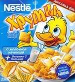 Хурстящие зерновые подушечки "Хрумка" с молочной начинкой, 250 г