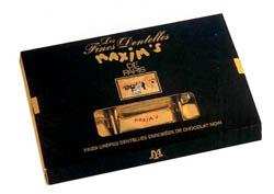 Горький шоколад Maxim's Cardbox Lace Tin в картонной коробке, 90г