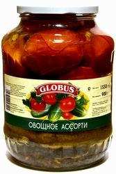 Овощное ассорти "Globus", 1550 г
