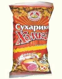 Сухарики"Хомка"с окороком 45гр(30)