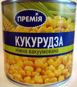 Кукуруза нежная вакуумированная